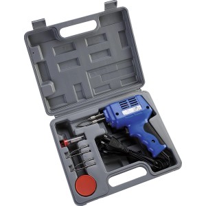 Pistola saldante t.b.t. in valigetta con accessori.