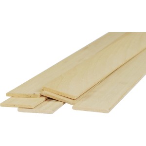 Listelli piallati in legno, listelli in legno chiaro.