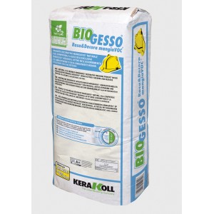 Sacco di intonaco Biogesso di Kerakoll, adatto per interni.