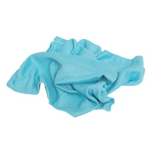 Panno di pulizia t.b.t. azzurro, piegato.