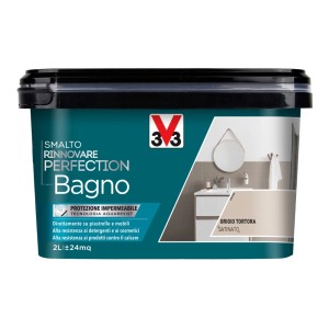 Barattolo di smalto per bagni 't.b.t.' color tortora (Grigio Tortora).