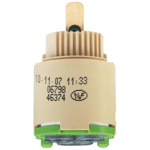 Cartuccia Grohe 35 mm per miscelatori monocomando con sistema di tenuta in ceramica.