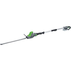 Tagliasiepi telescopico a batteria LUX A-HS-20/51T per siepi e arbusti alti.