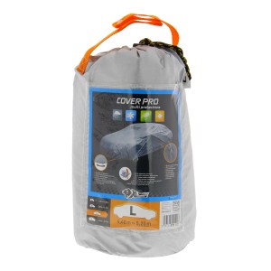 Copriauto "Cover Pro" taglia L (4,40 - 5,20m) confezionato per una protezione ottimale.