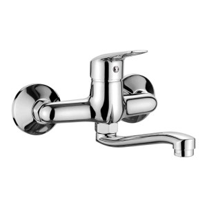 Miscelatore lavabo Nueva Paz a parete cromo
