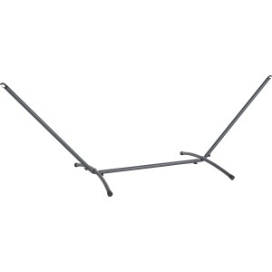 Supporto per amaca Dondoli t.b.t. grigio in metallo per ore di relax in giardino.