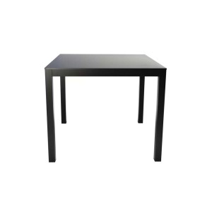 Tavolo da giardino nero t.b.t. per esterni.