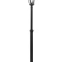 Lampada da esterno nera t.b.t. in stile classico per giardino e cortile.
