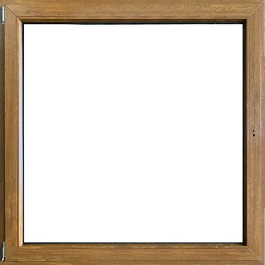 Telaio per finestre in PVC effetto legno. Finestra per nuove costruzioni e ristrutturazioni.