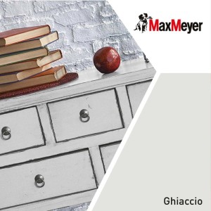 Smalto all`acqua poliuretanico brillante MaxMeyer bianco ghiaccio 0,75 l