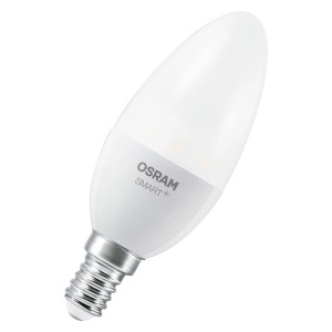 Lampadina a candela LED Osram E14B40 RGBW 4,9 W 470 lm 11,5x3,9 cm