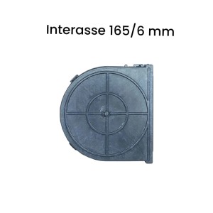 Cassetta incasso avvolgitore pvc interasse 165 mm 6 m