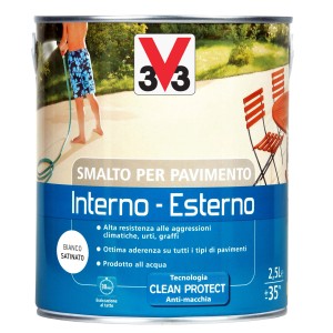 Barattolo di pittura per pavimenti t.b.t., adatta per interni ed esterni.