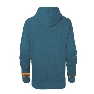 Felpa con cappuccio Hoodini Petroleum/Arancio tg XXXL