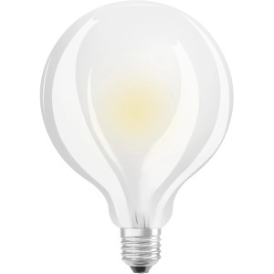 Lampadina LED Osram E27 globo, 11W, bianco caldo, 1521lm, 13.5x9.5cm. Lampadina per ambienti domestici.
