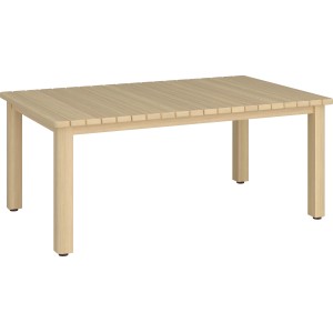 Tavolo da giardino Canston in legno di acacia 180x100x77 cm