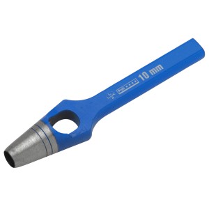 Punzone per fori LUX Comfort 10 mm blu in acciaio per fori su moquette, cartone, sughero.