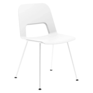 Sedia Kyra bianca 53,5x50x80cm