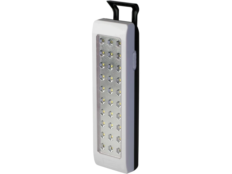 Lampada di emergenza 230 V ricaricabile portatile LED arancio/argento