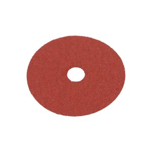 Disco abrasivo LUX, 125 mm, grana 40, per smerigliatrici angolari. Disco abrasivo rosso con foro centrale.