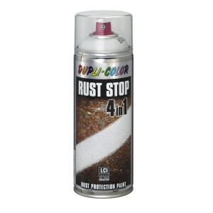 Dupli-Color Rust Stop vernice spray, RAL 7035 grigio chiaro, finitura satinata, bomboletta da 400ml.