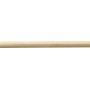 Manico per scopa LUX Classic, 140 cm, in legno chiaro, con foro per appendere scope e rastrelli.