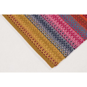 Colorata stuoia t.b.t. con motivo a righe, ideale come Stuoie decorativa.