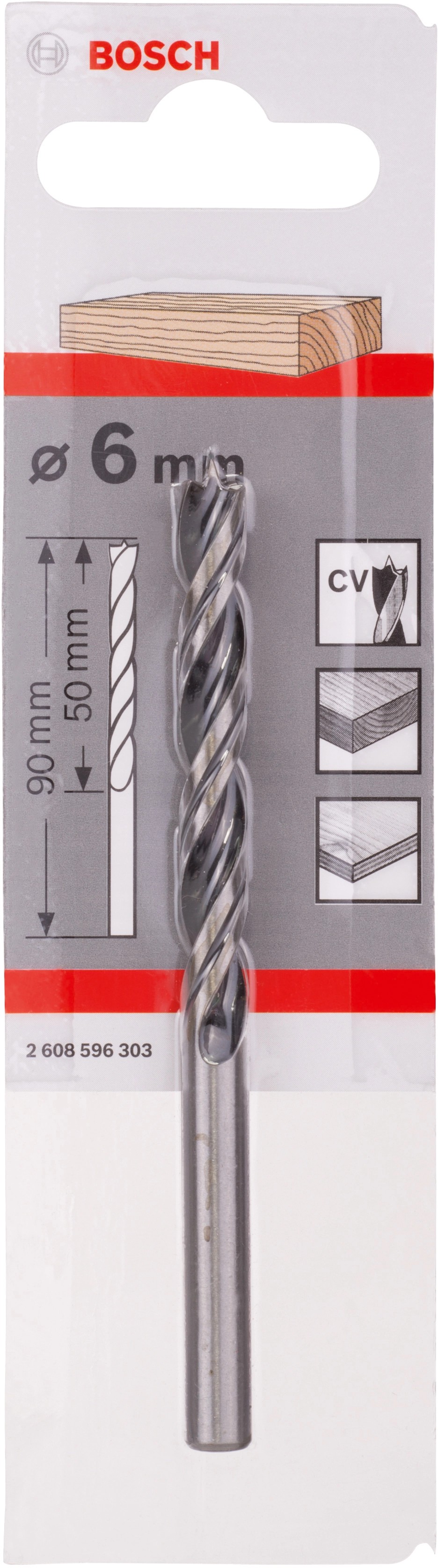 Punta Elicoidale Z1 HS D = 6 X 230 X 155 DX