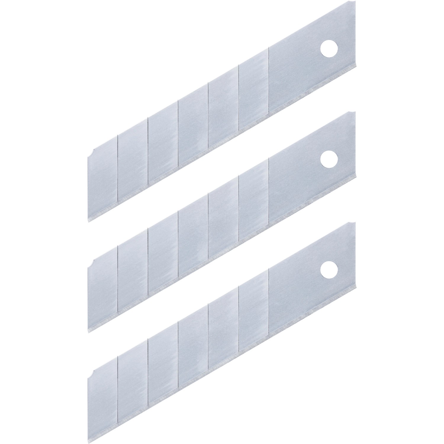 Set 3 lame trapezoidali LUX a strappo 25mm Comfort per cutter.