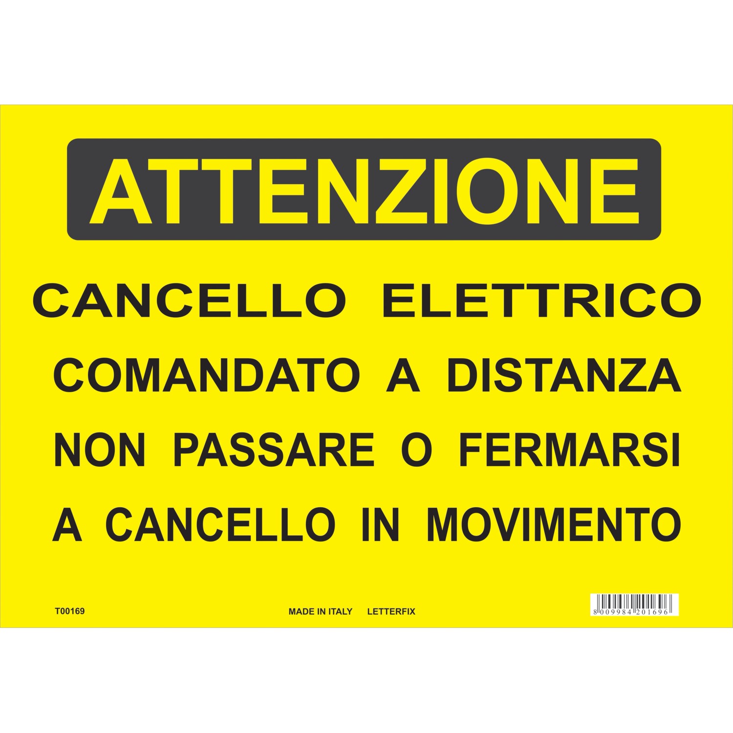 NMC C627RB OSHA Sign, leggenda Attenzione