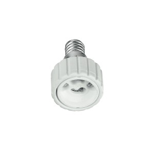 Portalampade t.b.t. bianco con attacco E14.