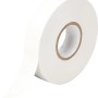 Rotolo di nastro isolante bianco, 15mm x 25m, per installazioni elettriche.