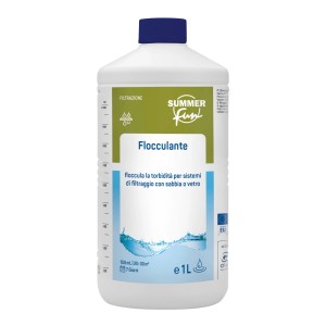 Flocculante Summer fun per sistemi filtraggio piscina sabbia o vetro 1l