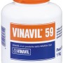 Adesivo bianco Vinavil 59 in contenitore da 1 kg con coperchio arancione.