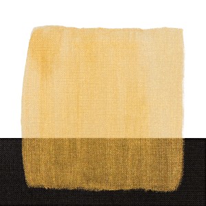 Pittura astratta con colori acrilici in giallo oro e nero. Accento di colore moderno.
