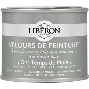 Idropittura lavabile Velours de Peinture Liberon Gris Temps de Pluie 0,125 L
