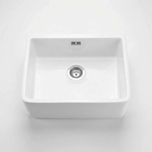 Lavello ceramica 1 vasca Pipián 475x220 mm bianco