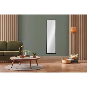 Specchio da parete Milo 40x150 cm nero