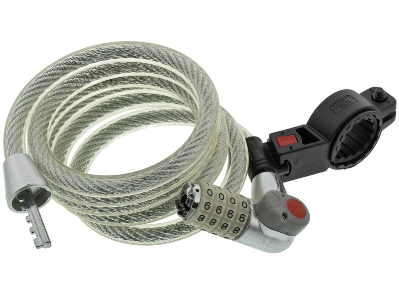 Lucchetto A Spirale Maurer Per Bici - Acciaio Con PVC, 12mm X 150cm, Sicuro E Flessibile - Foto 8