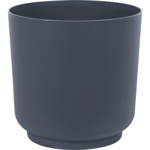 Vaso per piante Satina antracite, Ø 25 cm, in plastica per interni.
