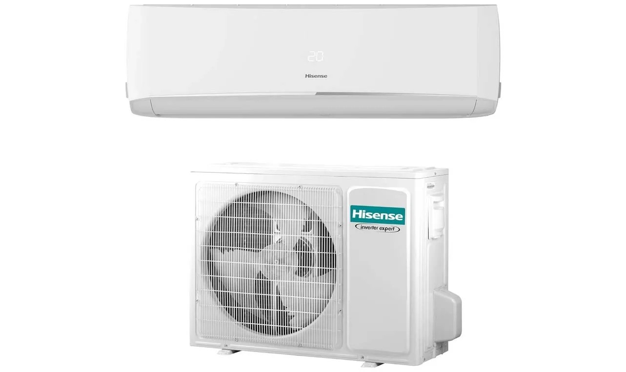 Climatizzatore Fisso Hisense Halo CBBT242AW Monosplit 20000 BTU - Raffreddamento E Riscaldamento, Classe A++/A+, Telecomando