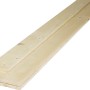 Listelli in legno piallato di colore chiaro, ideali per vari progetti di costruzione e decorazione.