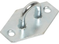 Set 10 Piastre A Occhiello + 10 Moschettoni In Acciaio Inox - Per Ancoraggi A Parete/Soffitto - Foto 8