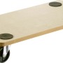 Tavola di trasporto M1121 con portata 200 kg, pannello MDF e 4 ruote piroettanti.
