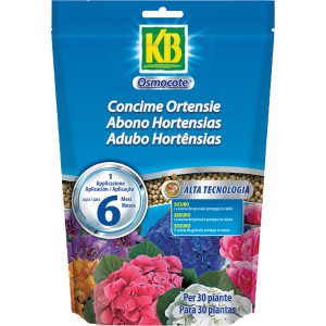 Concime Osmocote per ortensie, per fioriture rigogliose e durature.