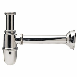 Sifone cromato per lavabo, parte della categoria installazioni sanitarie.
