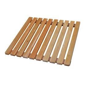 Tappetino doccia in legno per un maggiore comfort nella doccia. Accessorio per doccia.