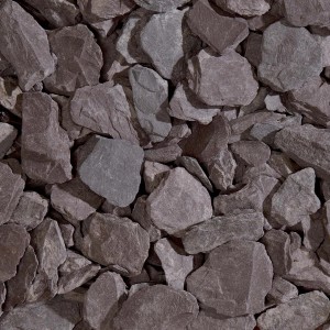 Primo piano di pietre naturali grigie (t.b.t.) per il giardino.