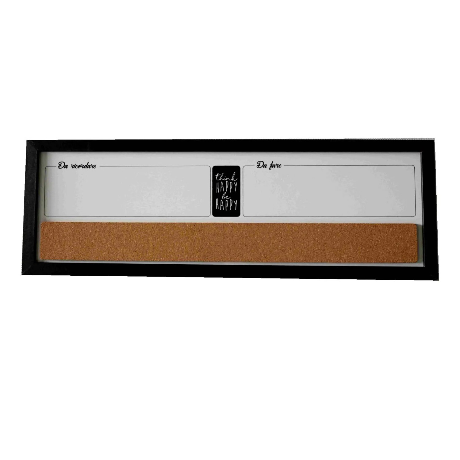 Bacheca In Legno Con Cornice Bianca MBDB-3343WH – 33x43 Cm, Superficie In Lino, Per Messaggi, Foto E Promemoria, Da Appendere - 2