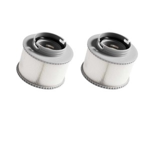 Due cartucce filtro per idromassaggio, accessori per acqua pulita.